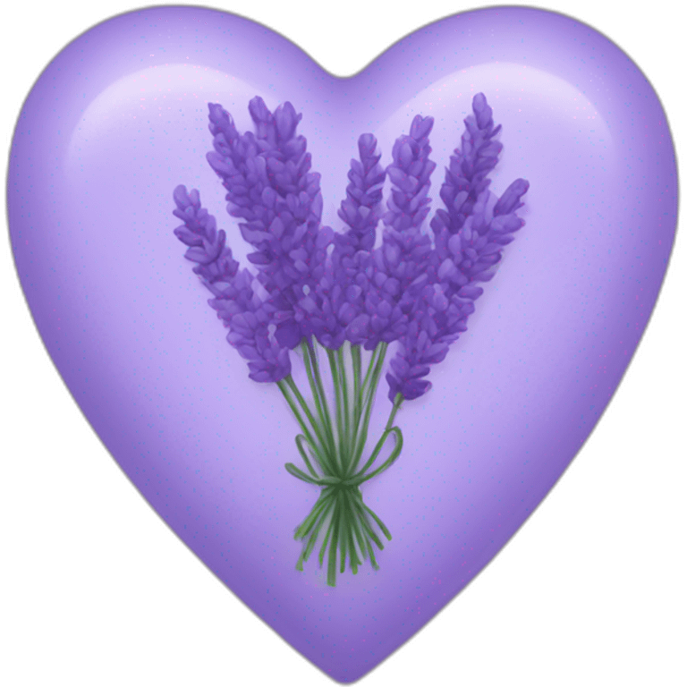 lavender heart emoji