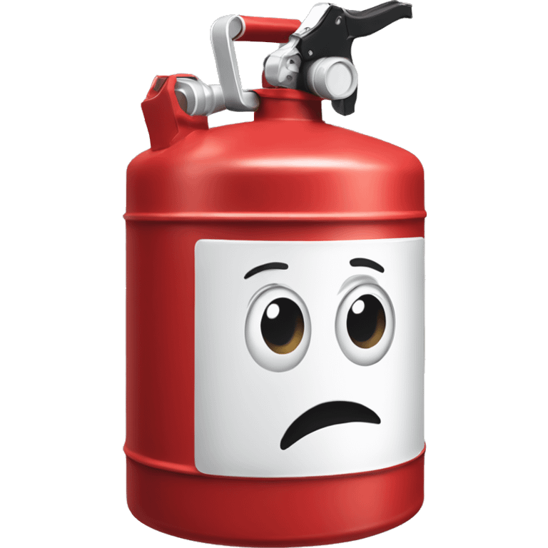 red gas canister emoji