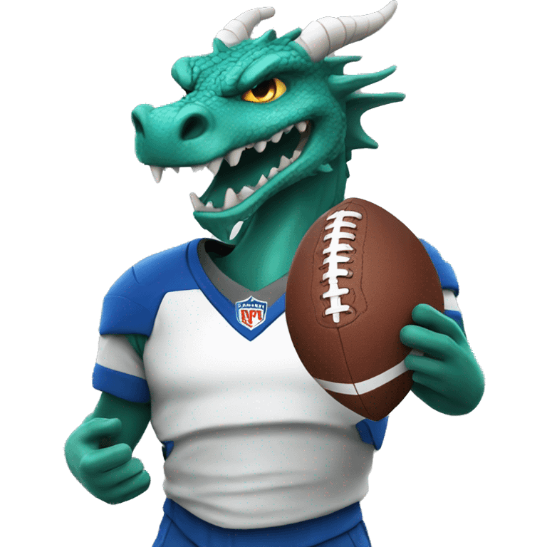 Dragon watch football emoji