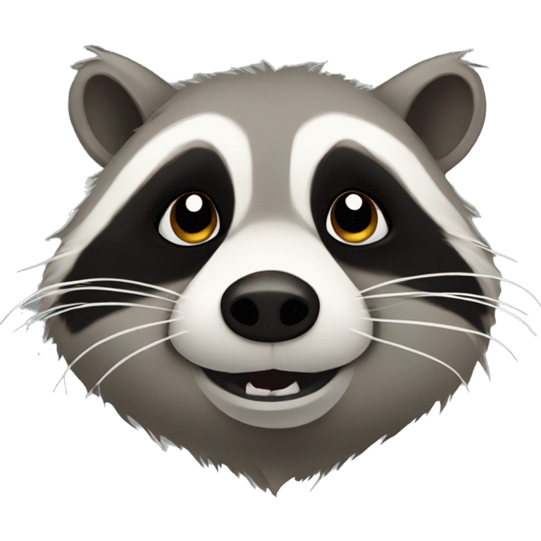 morbidly obese raccoon emoji