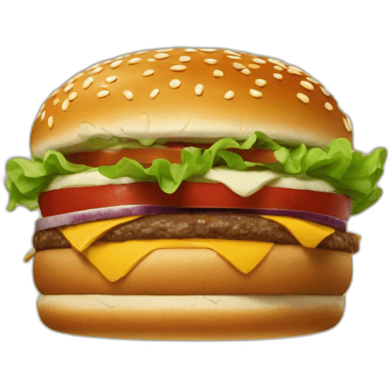 Burger king emoji