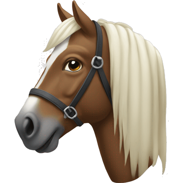 Cheval avec des pouvoirs emoji