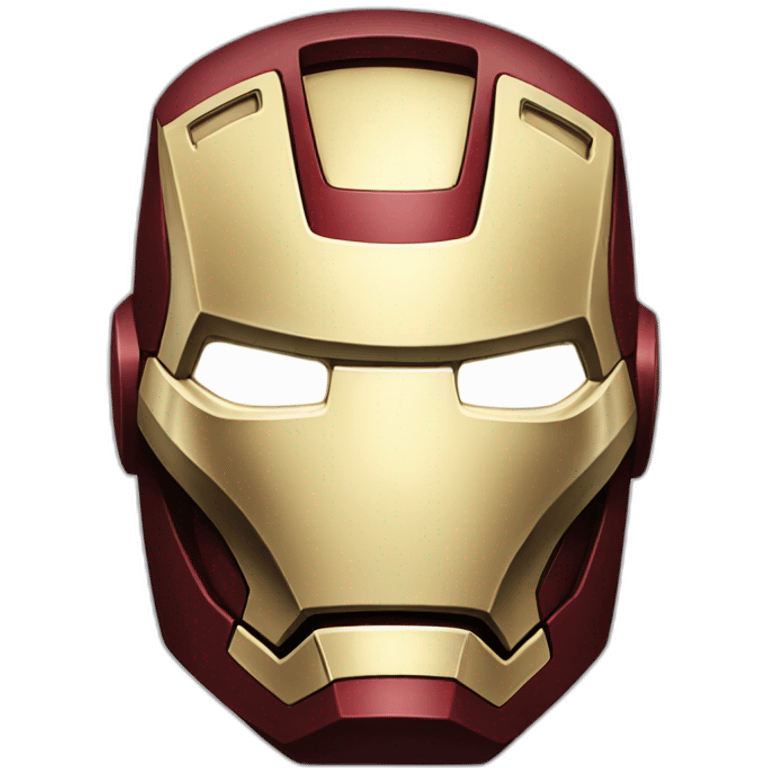 Tête de iron man emoji