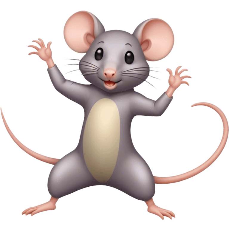 Rat dancing emoji