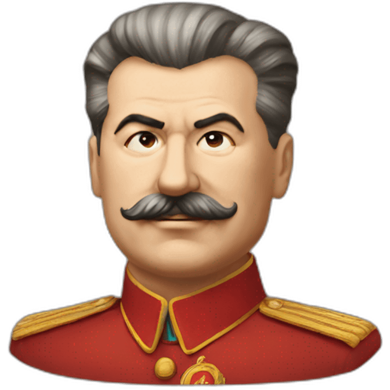 Stalin shows a heart emoji