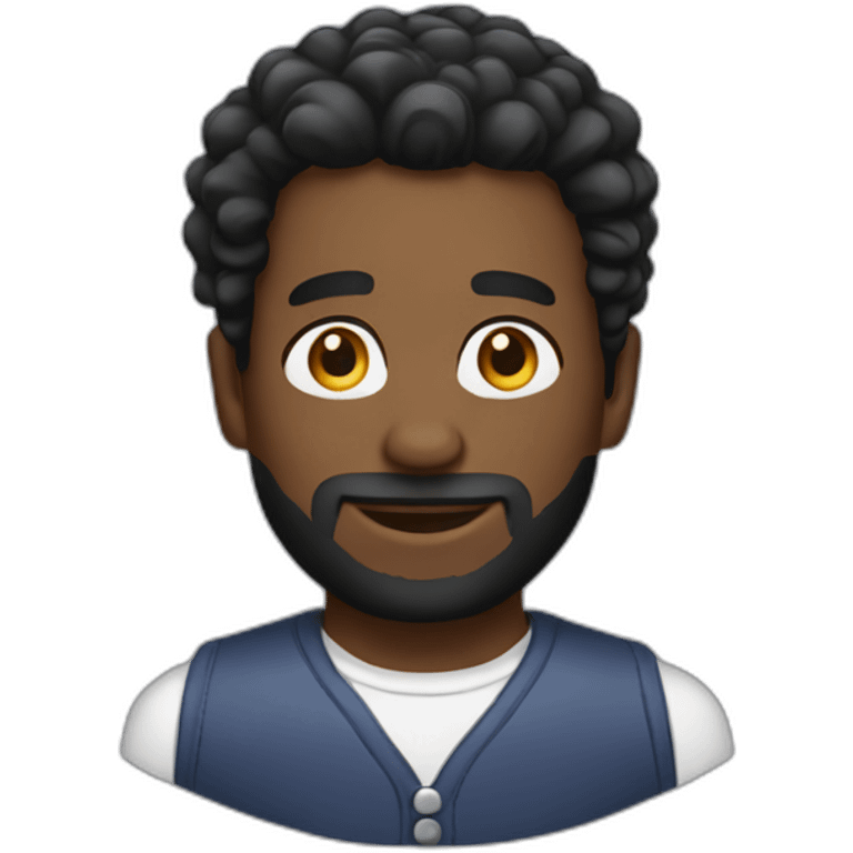 black man haire barber emoji