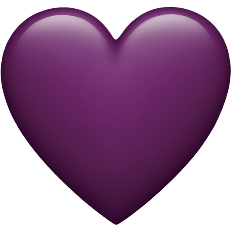 Maroon/purple heart emoji