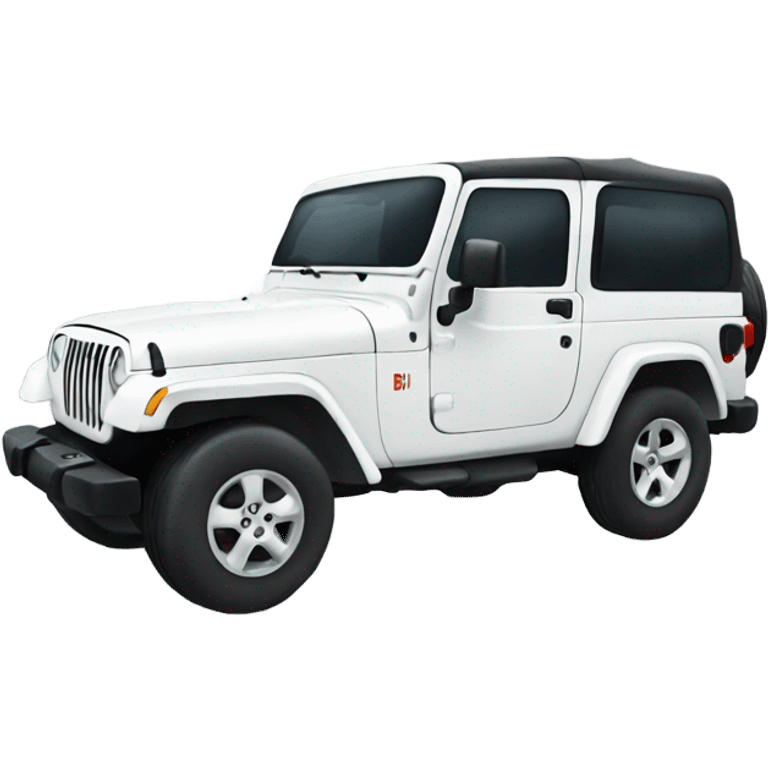 White jeep emoji