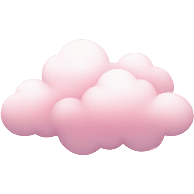 Soft pink cloud aesthetic  emoji