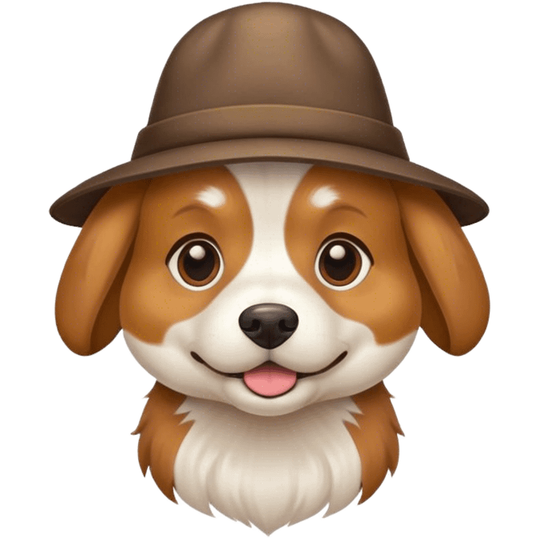 dog hat emoji