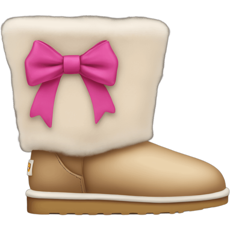 Uggs with bows emoji