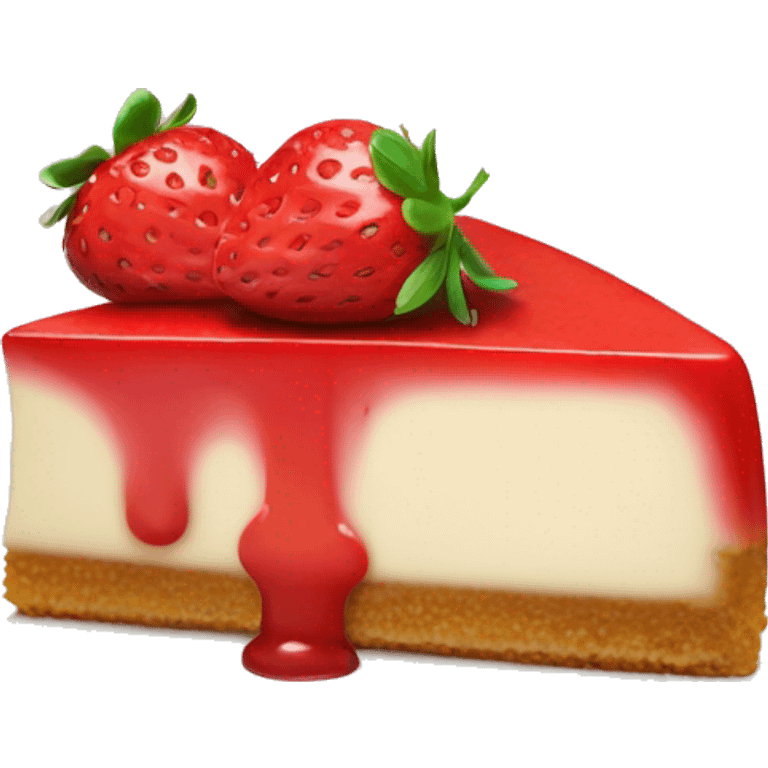 strawberry cheese cake emoji