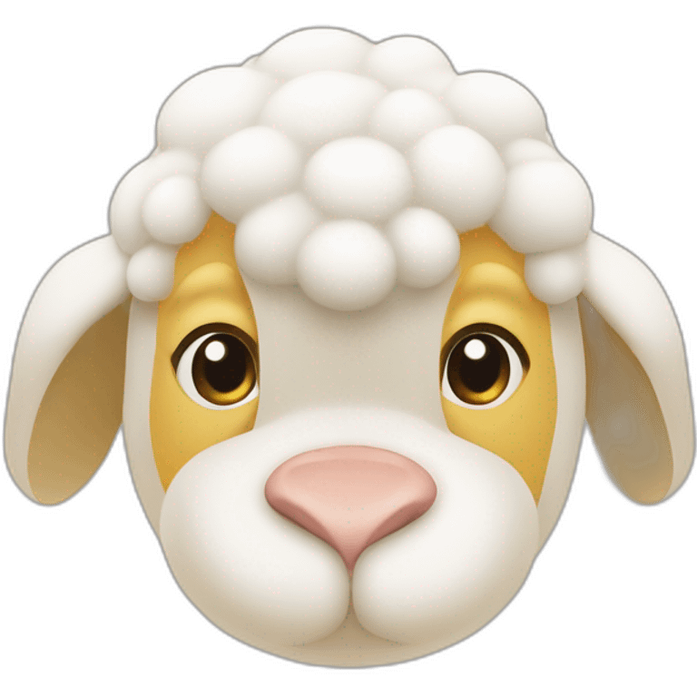 pat de canard avec tete de mouton emoji