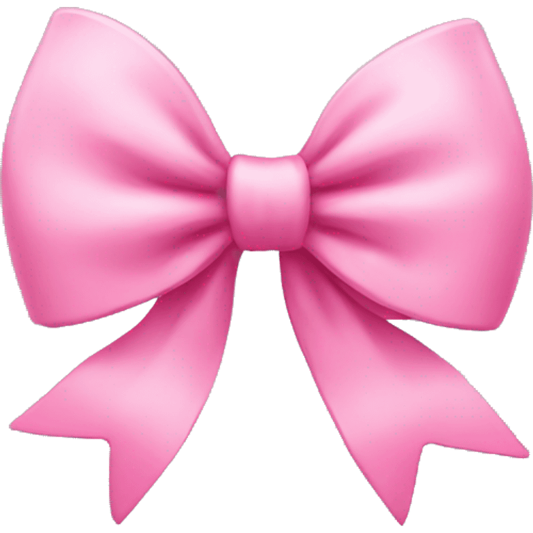 Cute pink bow emoji