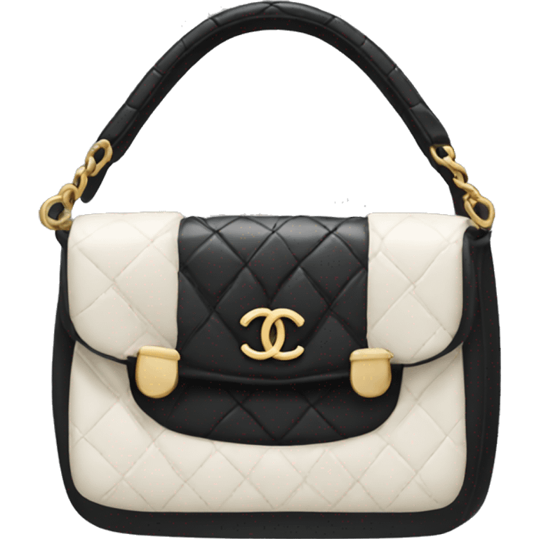 Black Chanel bag emoji