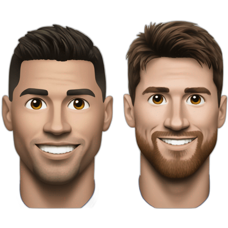 Ronaldo and messi emoji