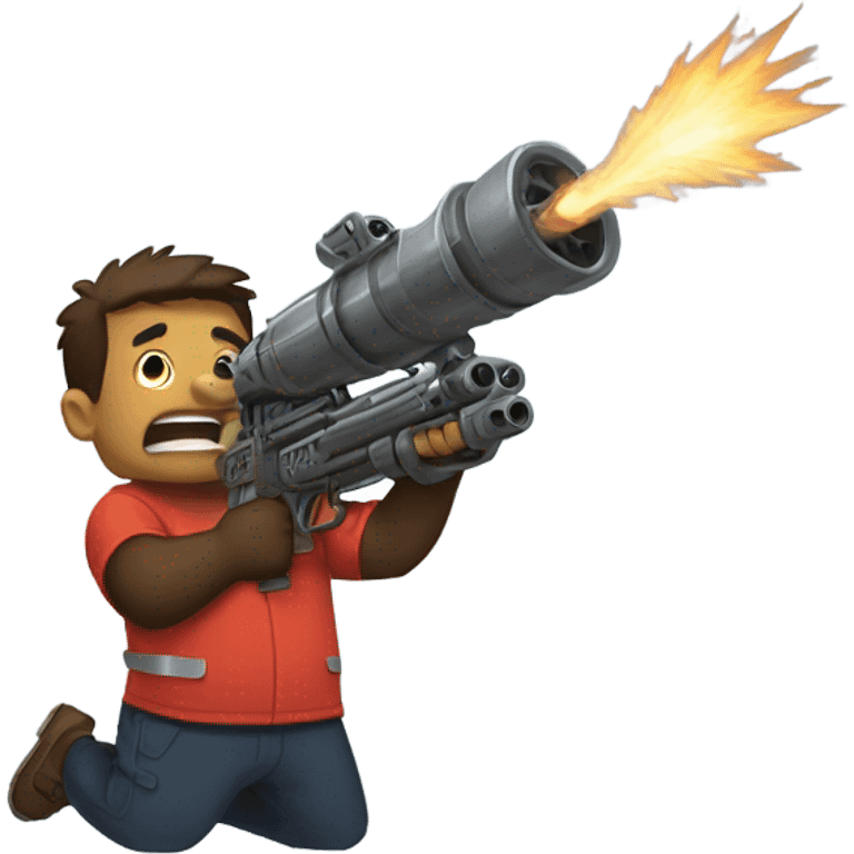 oso con minigun emoji