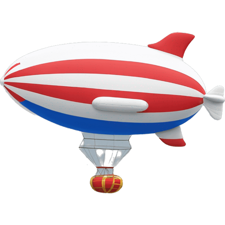 blimp with a Nicholas Russian National Flag emoji