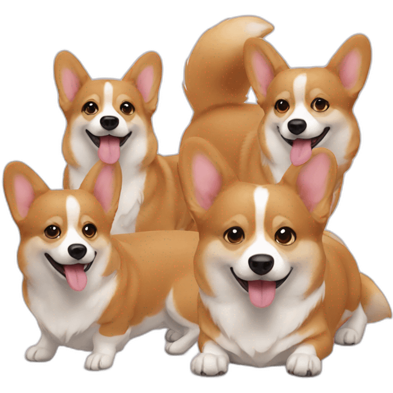 three_corgis emoji