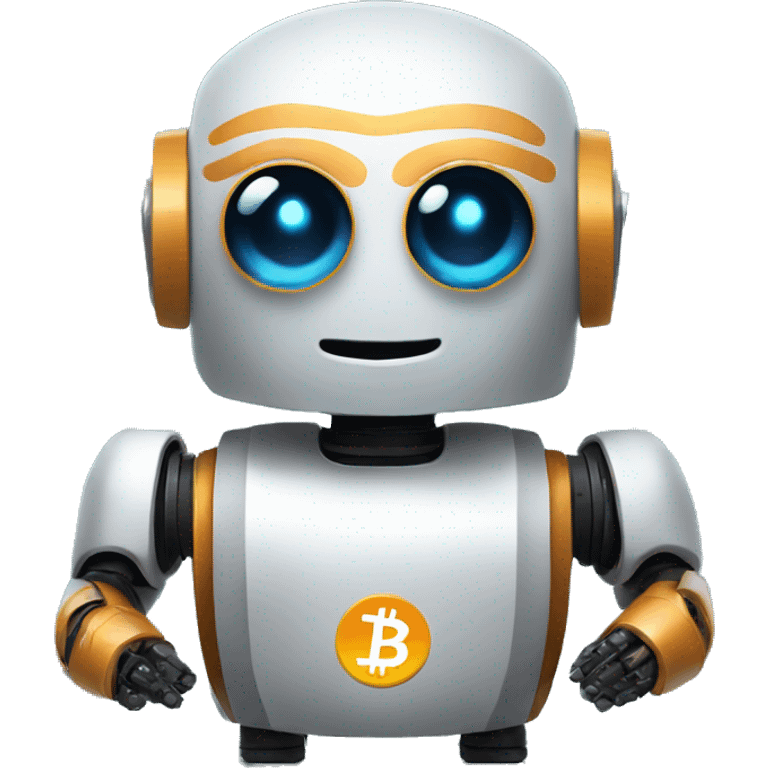 small bitcoin robot emoji