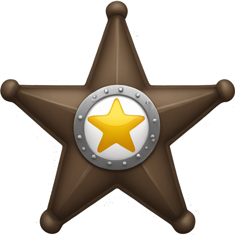 7 pointed sheriff star emoji