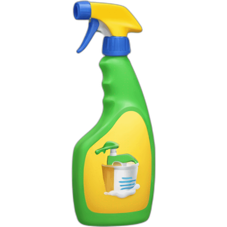 cleaning spray emoji