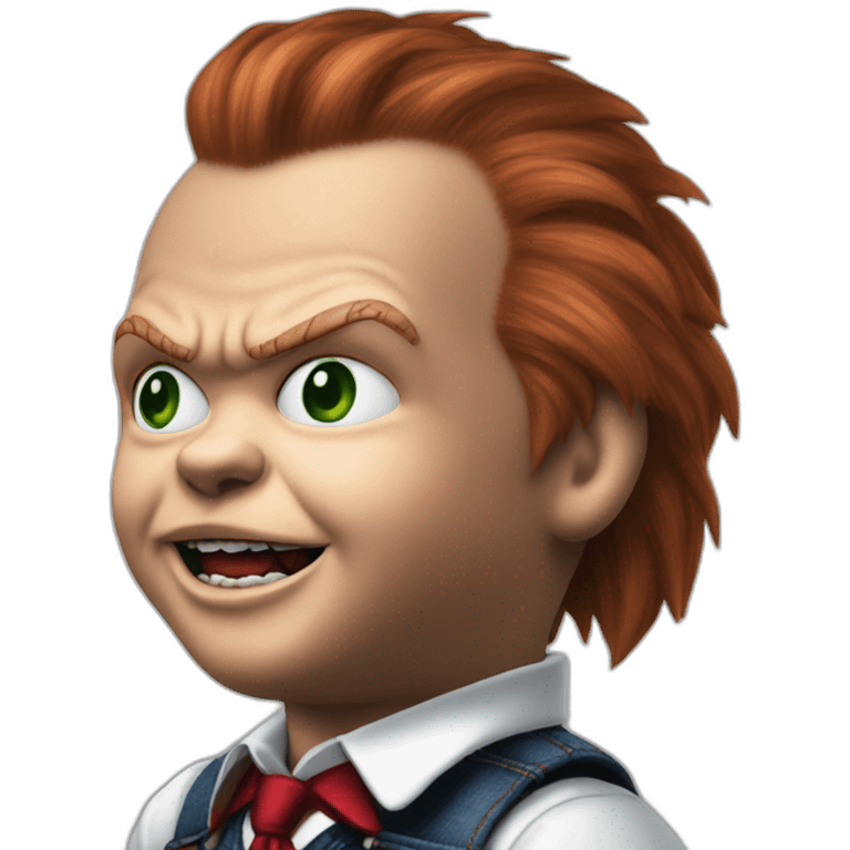 Chucky as mafioso emoji