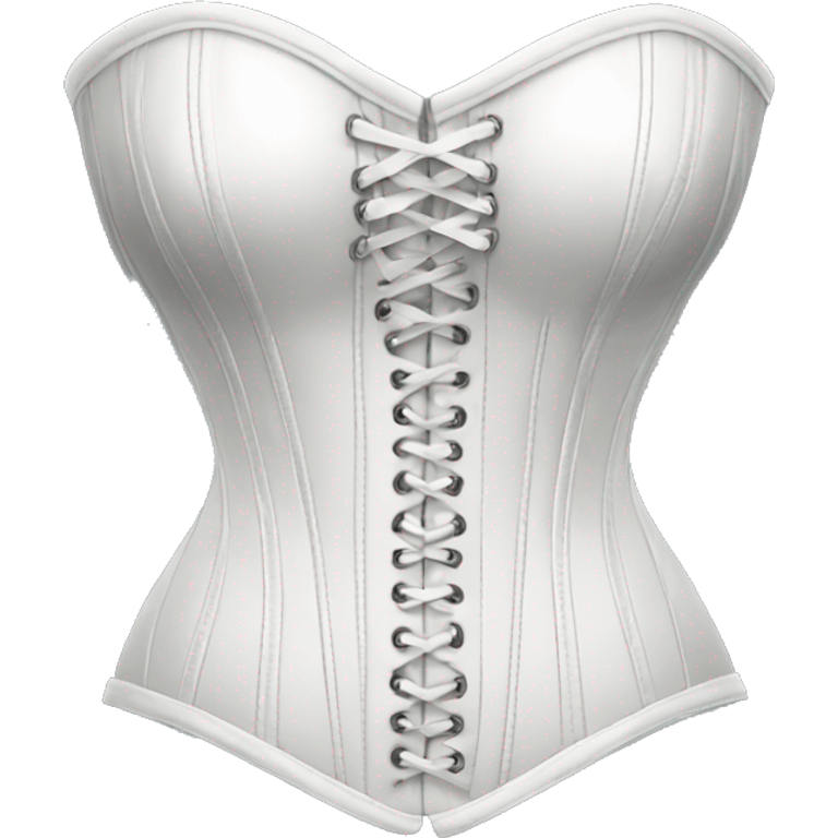 white corset emoji