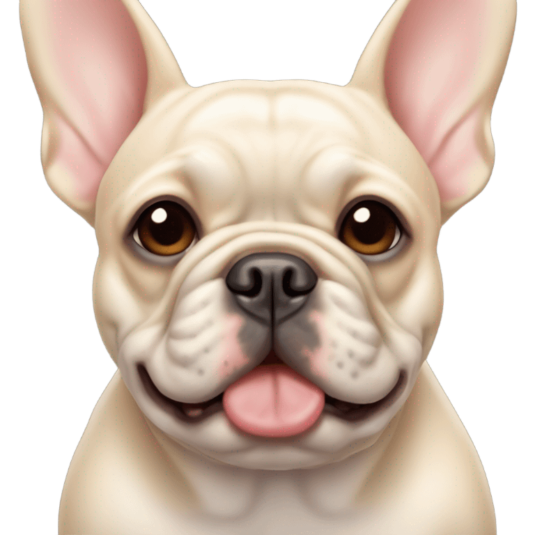 Cream French Bulldog  emoji