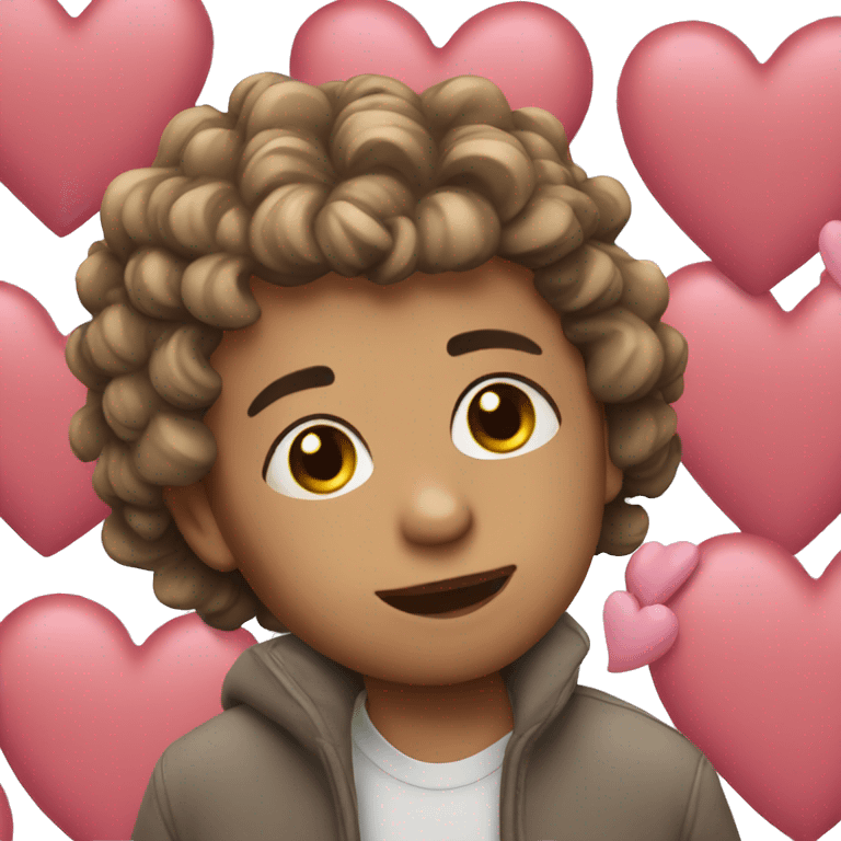 Love with love emoji