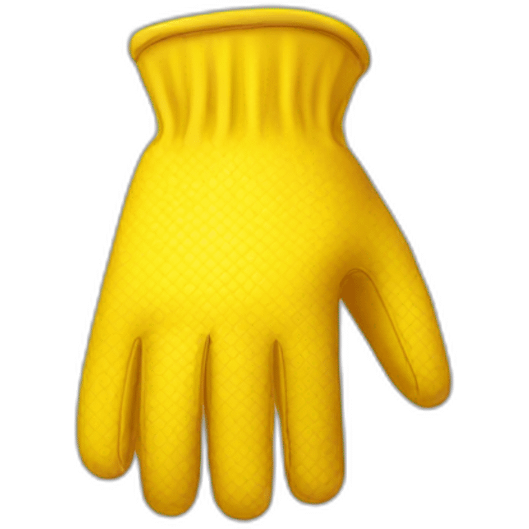 yellow gloves emoji