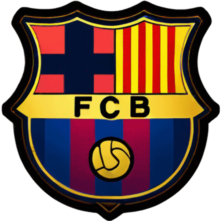 Fc Barcelona logo emoji