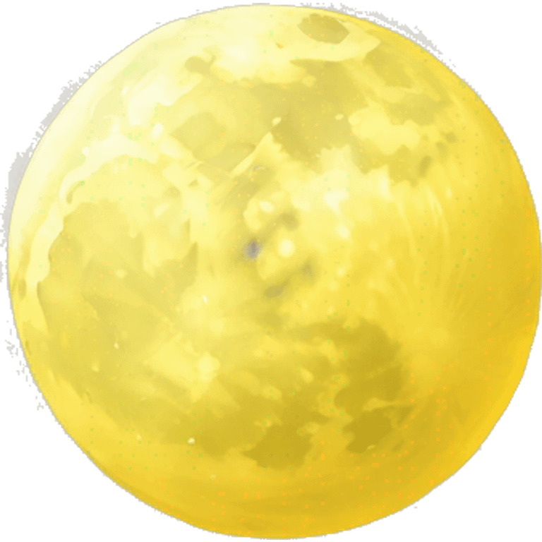 YELLOW MOON emoji