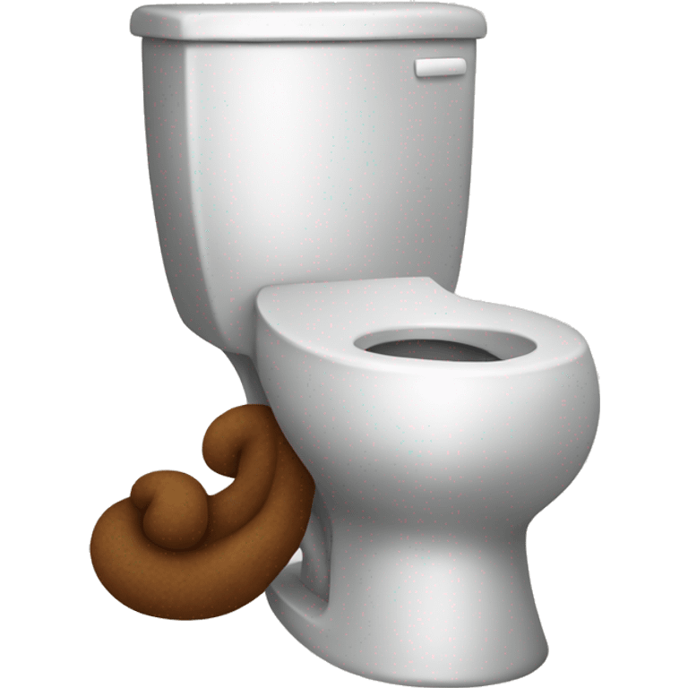 poop in toilet emoji