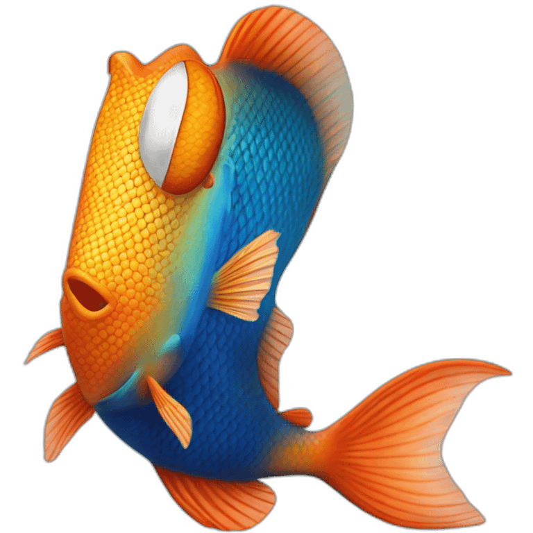 Poisson sur bob l'éponge sur Patrick l'étoile de mer emoji