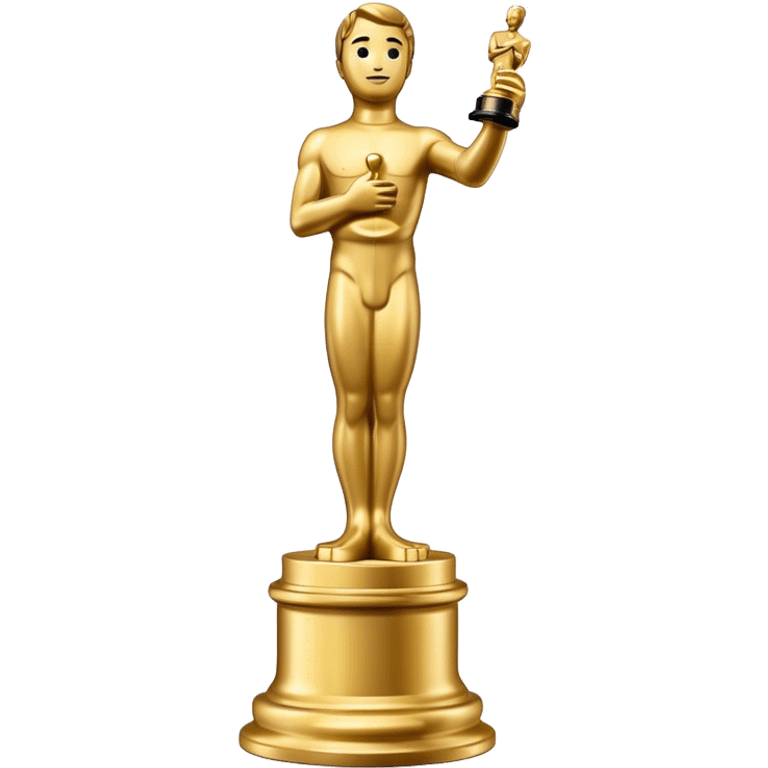 Oscar statuette emoji