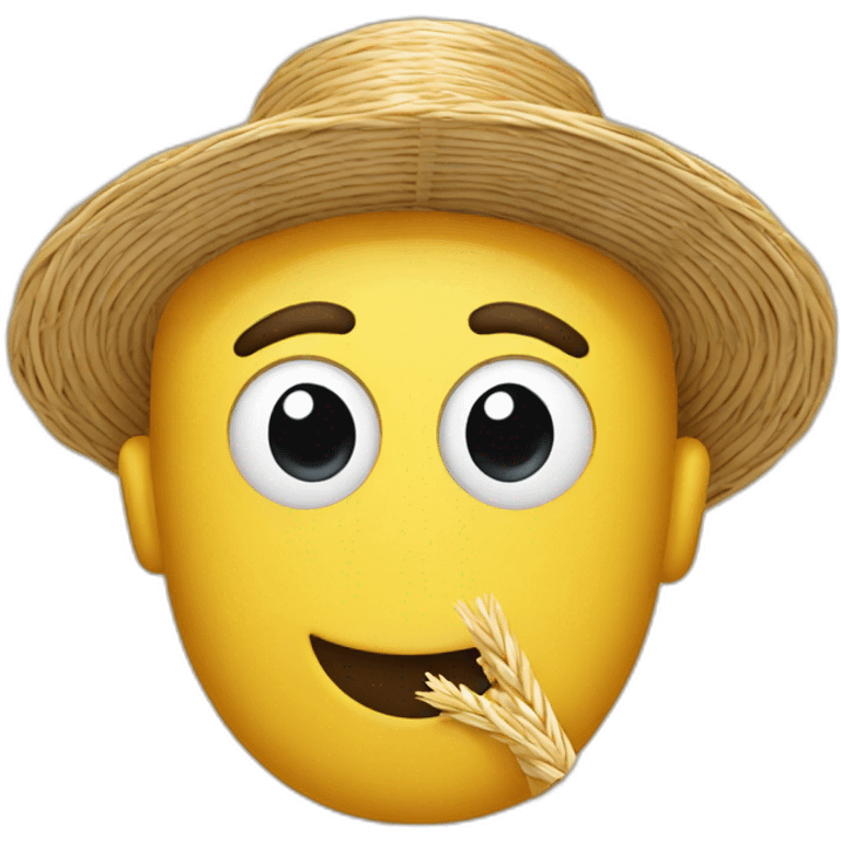 straw emoji