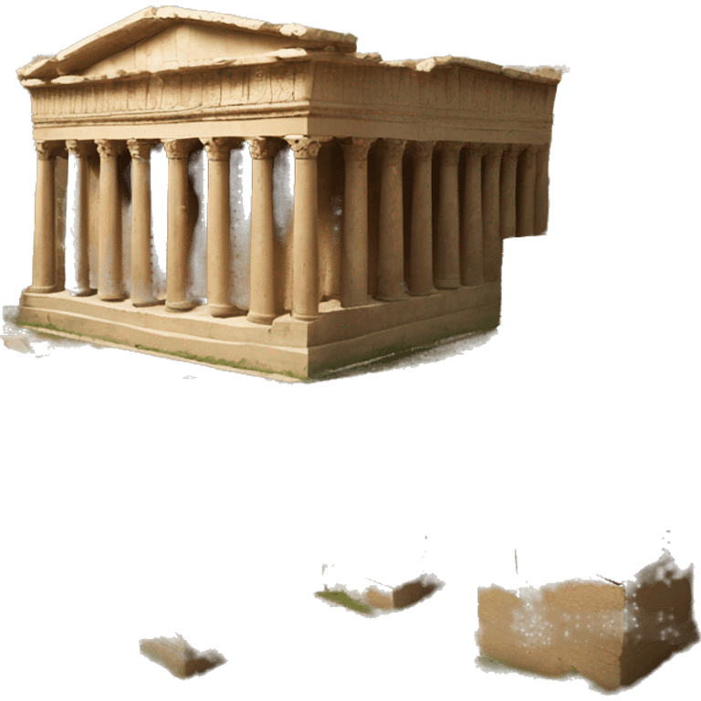 Baalbek en ruines emoji