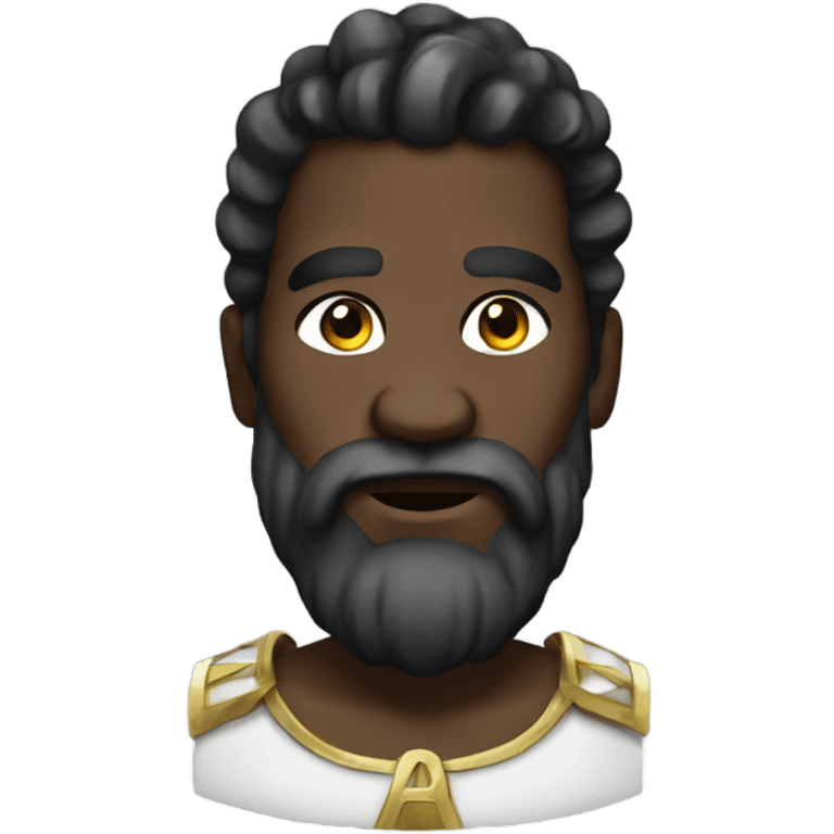 black zeus emoji