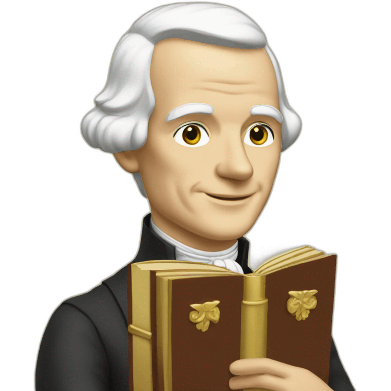 adam smith holding a golden book emoji