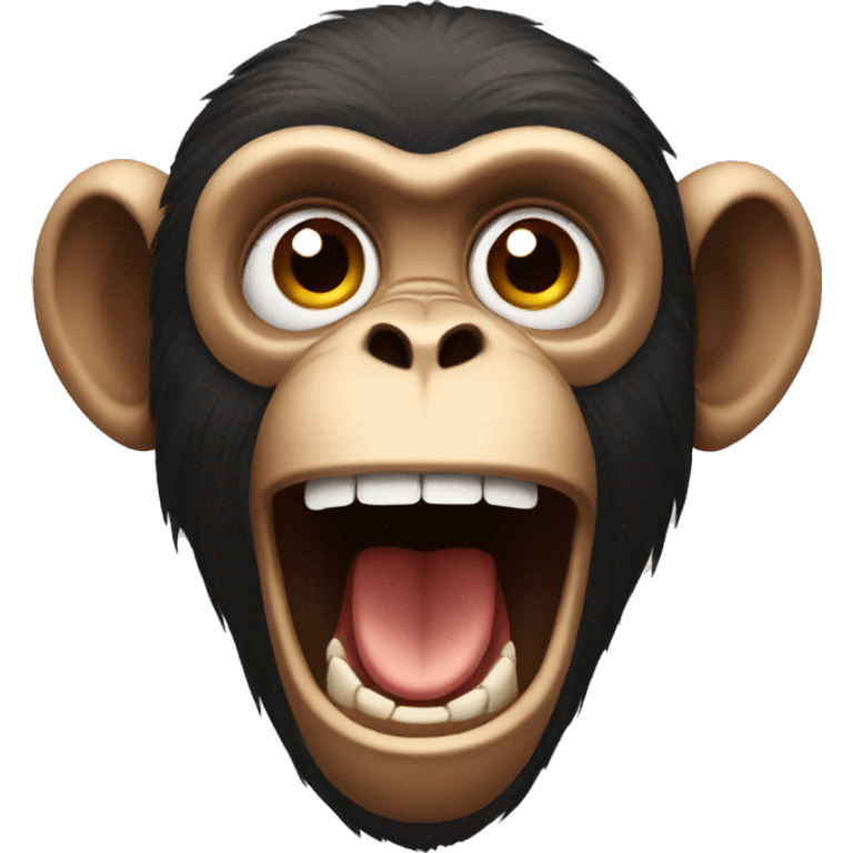 Surprised monkey  emoji