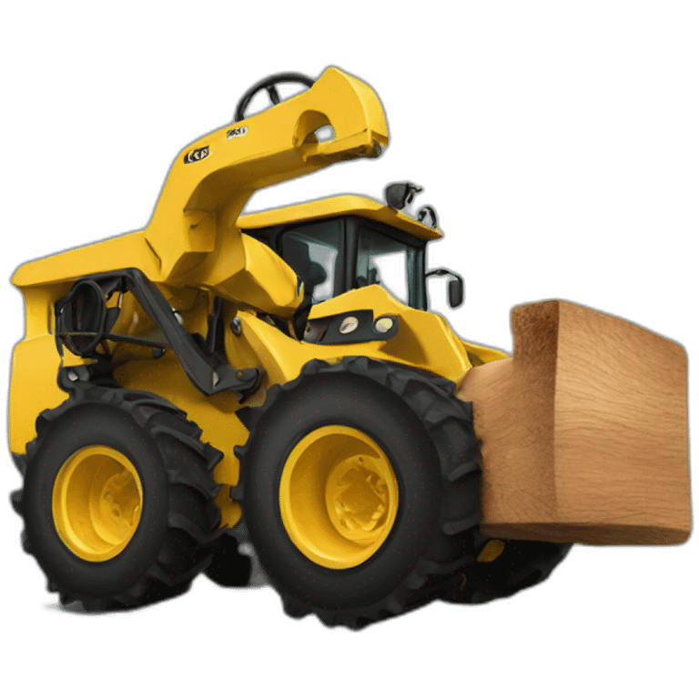 wood skidder machine emoji