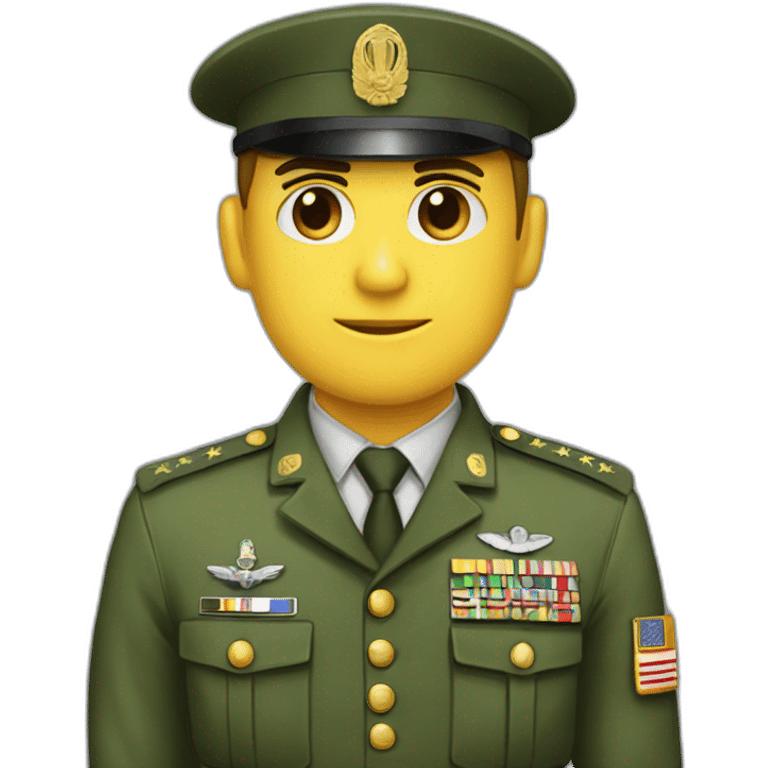 Saludo militar emoji