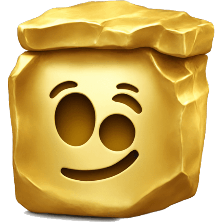 piece of gold emoji