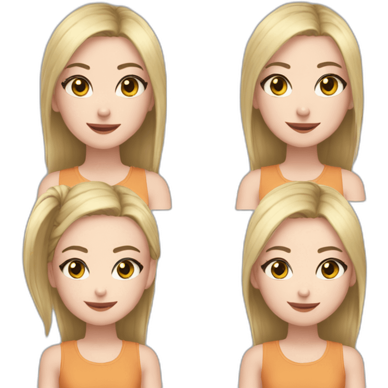 paige and claire best friends emoji