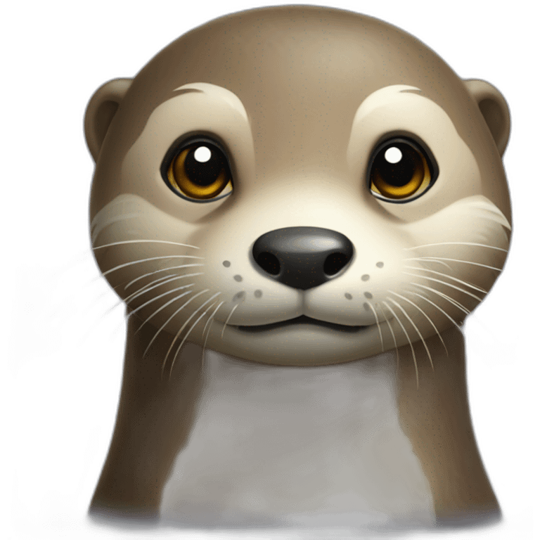 Loutre lumineuse emoji