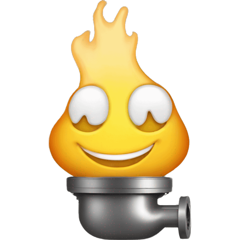 oil burner pipe smiling emoji