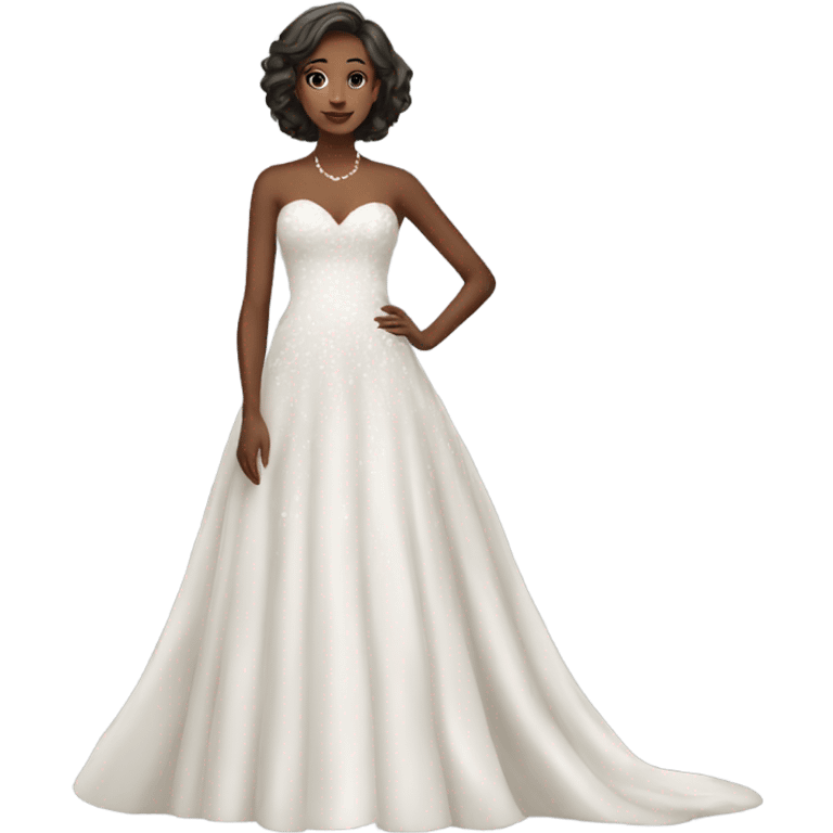 Wedding dress beautiful  emoji