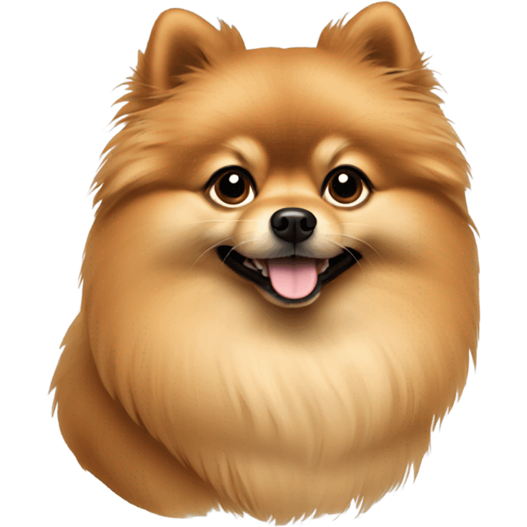 Light Brown Pomeranian  emoji