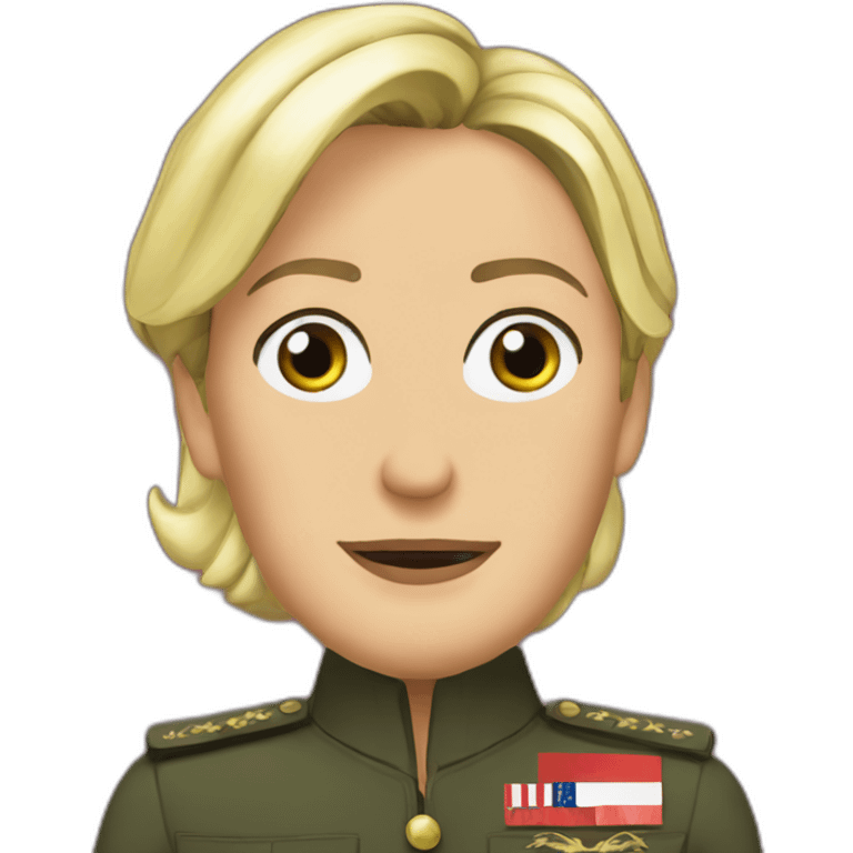 marine le pen  emoji